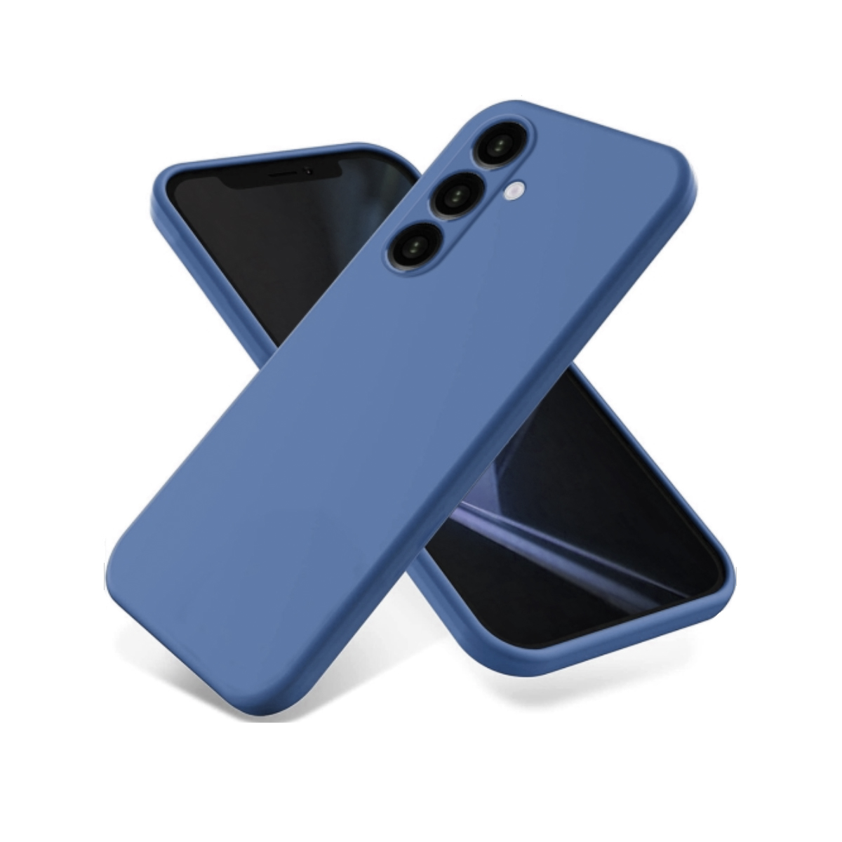 GENÉRICO CARCASA JOIGO SAMSUNG S24 FE GOMA AZUL OSCURO