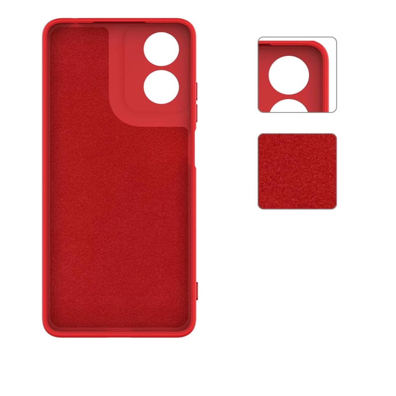 CARCASA GOMA PARA MOTOROLA G04 / G04S ROSADO - 3