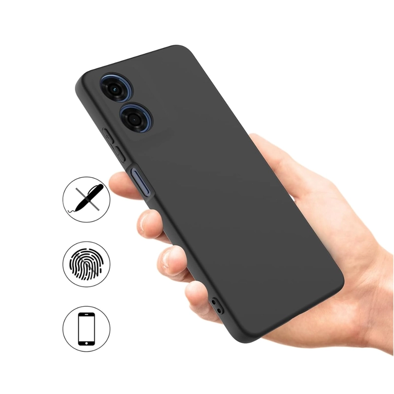 CARCASA GOMA PARA MOTOROLA G04 / G04S LILA - 2