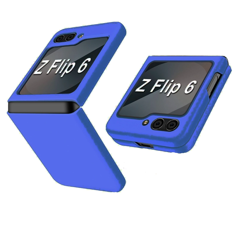 CARCASA JOIGO SAMSUNG Z FLIP 6 GOMA AZUL - 2