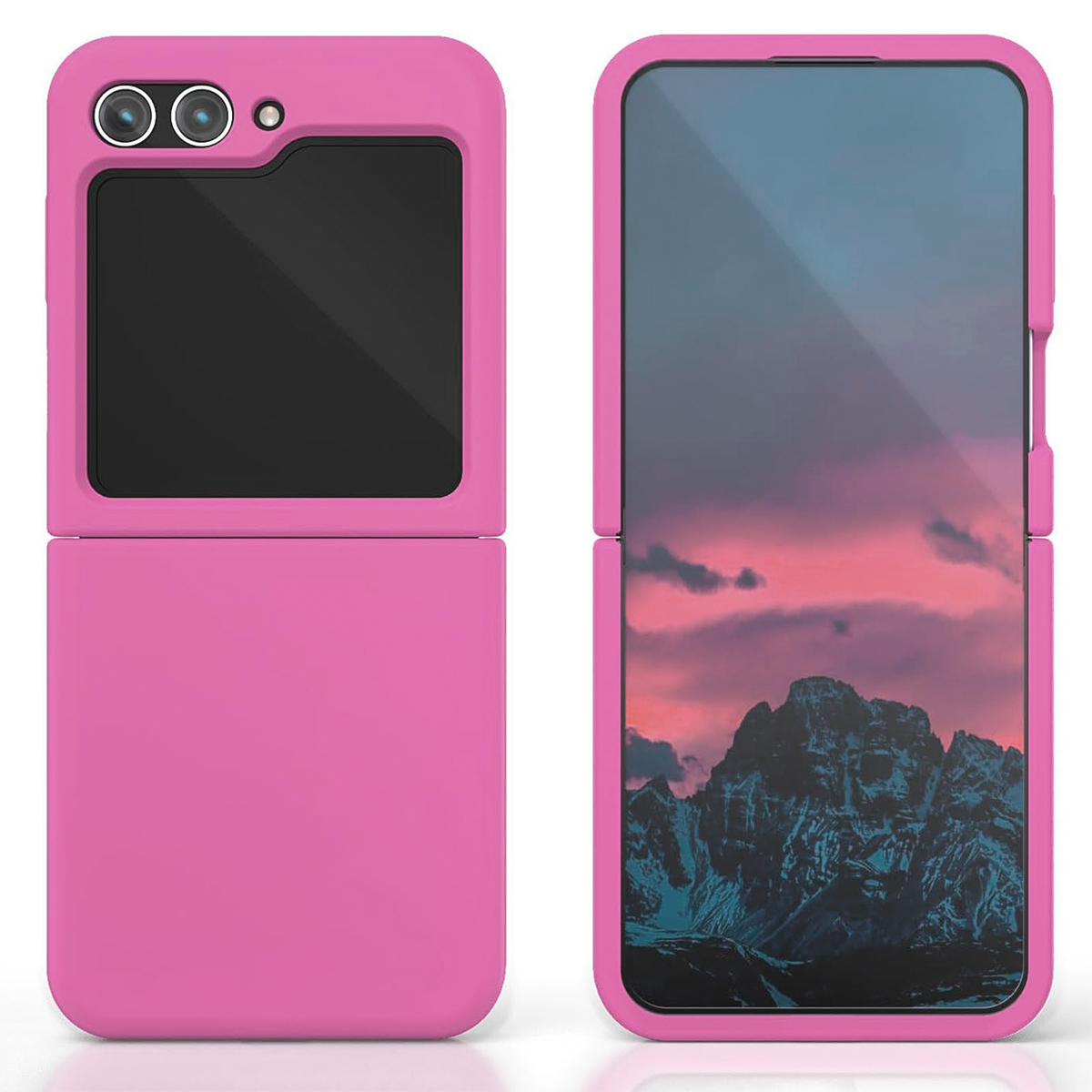 CARCASA JOIGO SAMSUNG Z FLIP 6 GOMA FUCSIA - 1