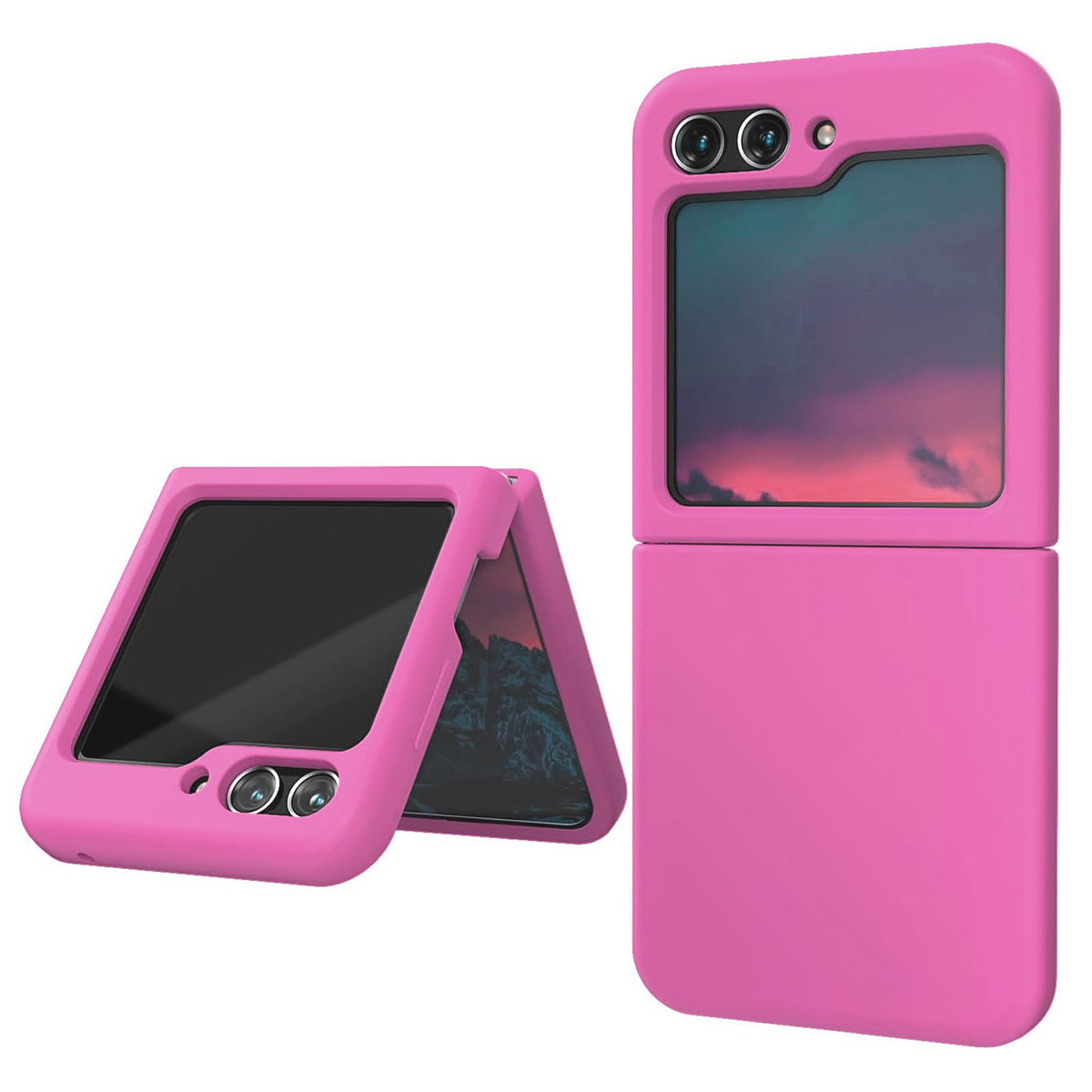 CARCASA JOIGO SAMSUNG Z FLIP 6 GOMA FUCSIA - 2