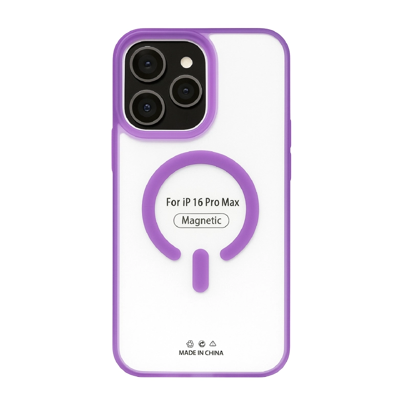 GENÉRICO CARCASA IPHONE 16 PRO JOIGO MATTE MAGSAFE LILA