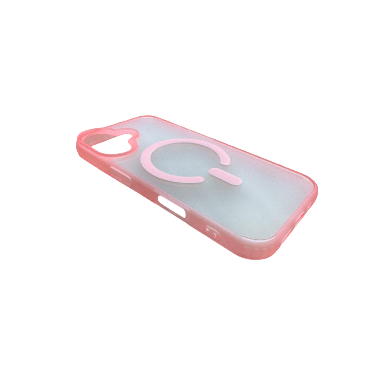 CARCASA IPHONE 16 JOIGO MATTE MAGSAFE ROSADO - 3