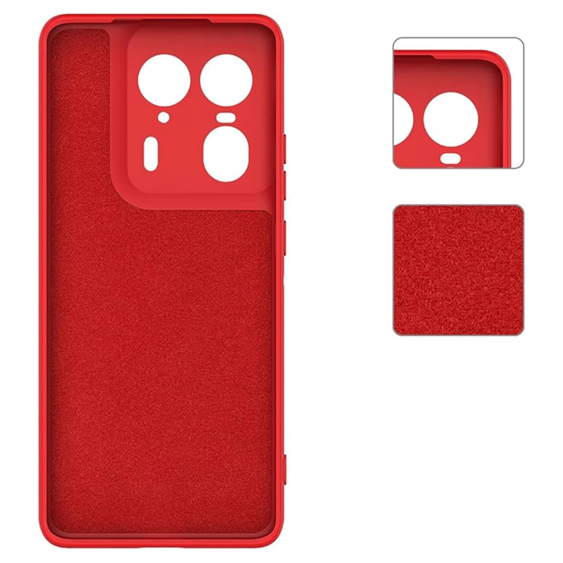 CARCASA JOIGO FUNDA MOTOROLA EDGE 50 ULTRA GOMA ROJO - 3
