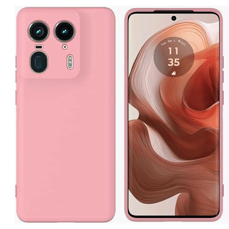 CARCASA JOIGO FUNDA MOTOROLA EDGE 50 ULTRA GOMA ROSADO - 1