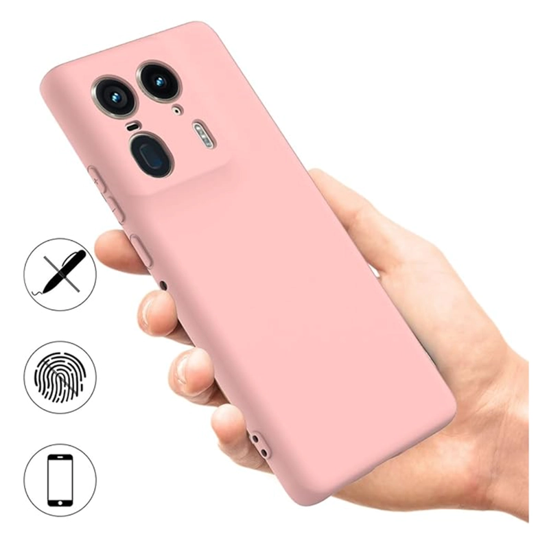CARCASA JOIGO FUNDA MOTOROLA EDGE 50 ULTRA GOMA ROSADO - 2