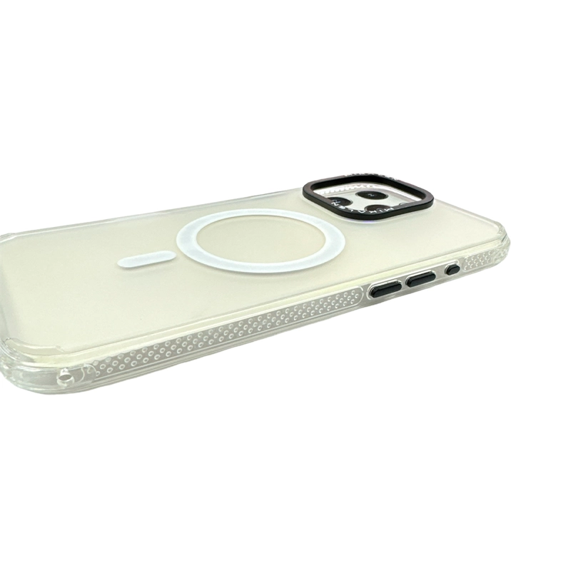 CARCASA IPHONE 16 PRO MAX JOIGO PREMIUM FLUOR MAGSAFE BLANCO - 2