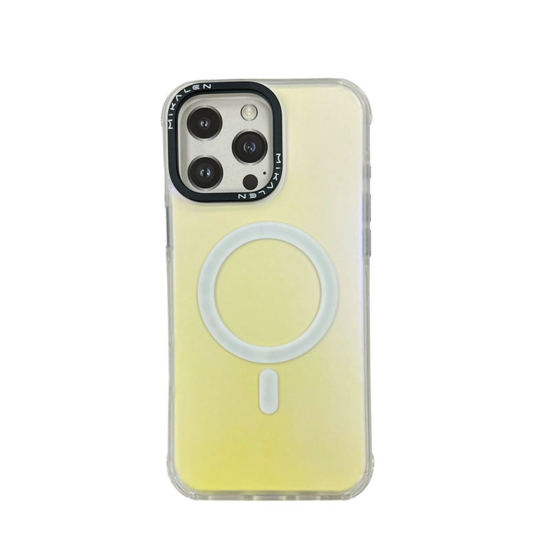 CARCASA IPHONE 16 PRO MAX JOIGO PREMIUM FLUOR MAGSAFE BLANCO - 5