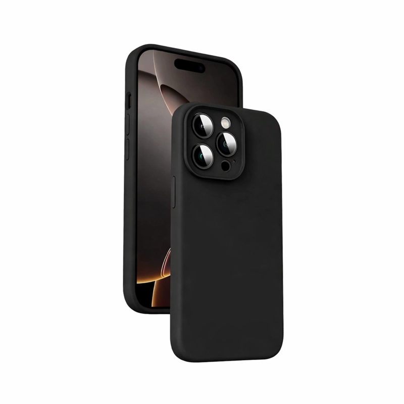 CARCASA IPHONE 16 PRO MAX JOIGO LAMINA VIDRIO NEGRO - 2