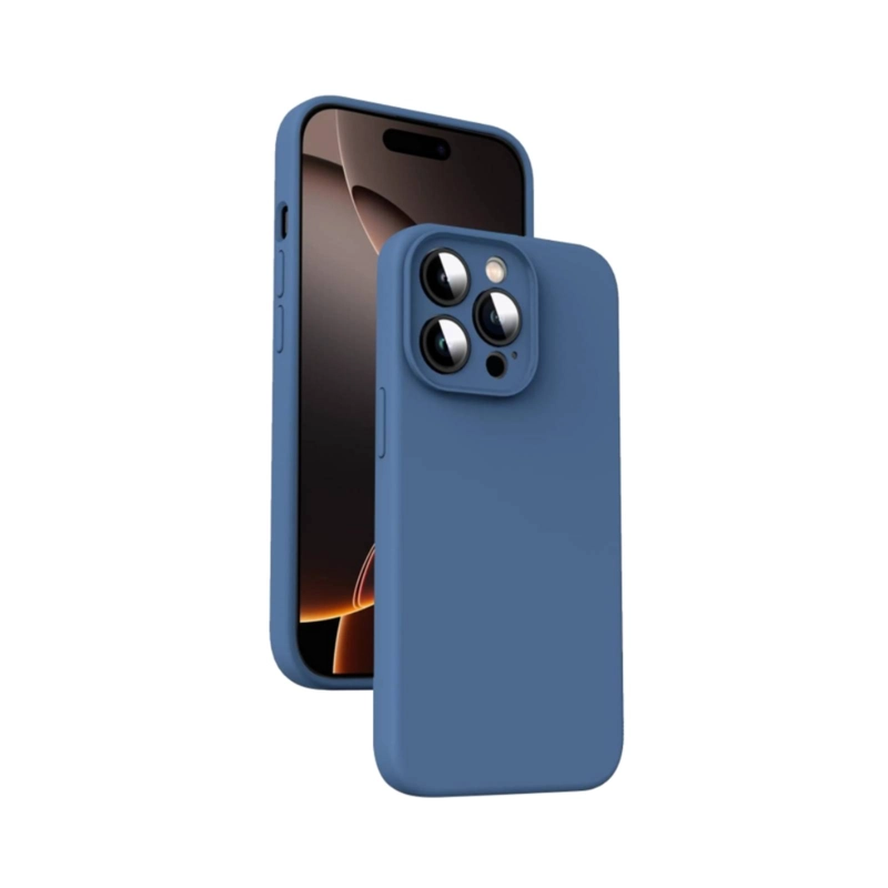 CARCASA IPHONE 16 PRO MAX JOIGO LAMINA VIDRIO AZUL OSCURO - 2