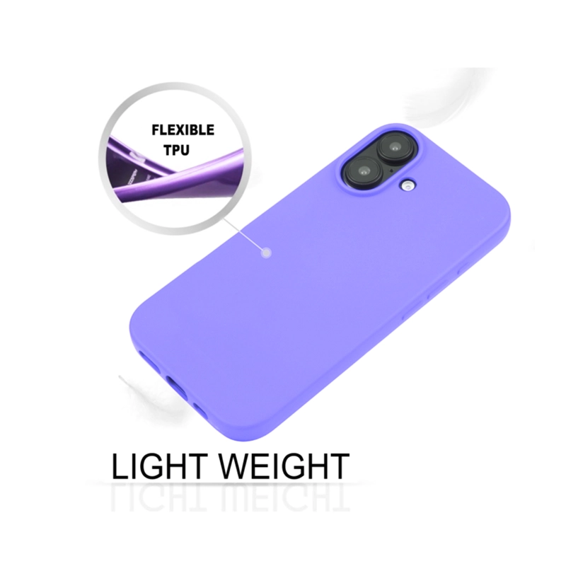 CARCASA IPHONE 16 JOIGO LAMINA VIDRIO LILA - 3
