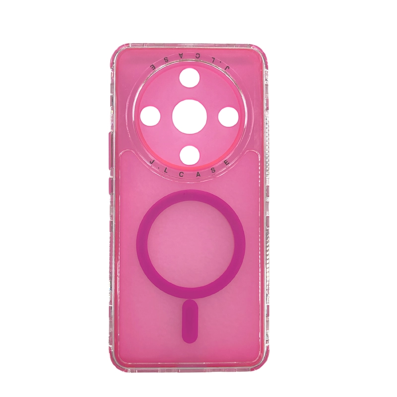CARCASA HONOR MAGIC 6 LITE JOIGO ANTIGOLPE 360 MAGSAFE FUCSIA - 1