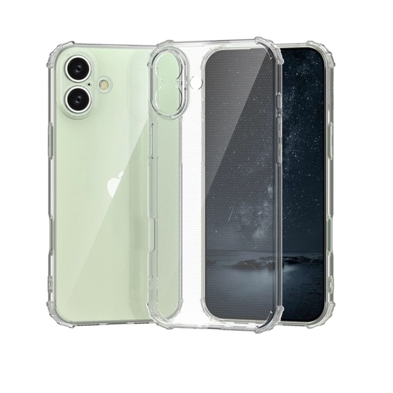 CARCASA IPHONE 16 JOIGO TRASPARENTE + LAMINA VIDRIO - 3