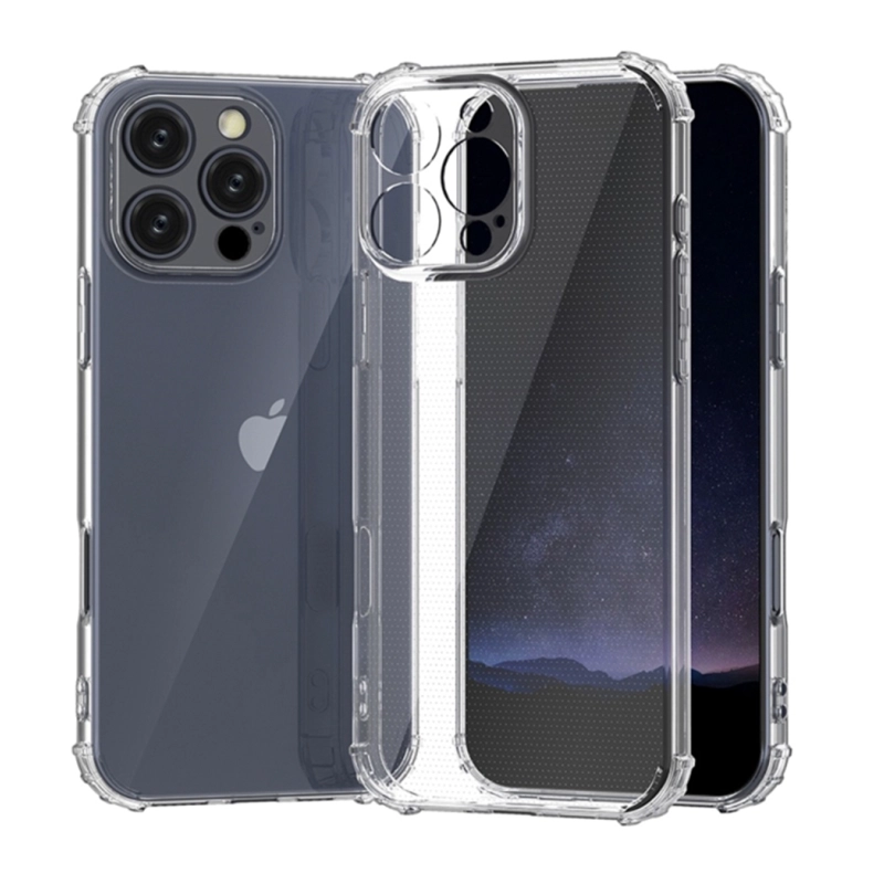 CARCASA IPHONE 16 PRO JOIGO TRASPARENTE + LAMINA VIDRIO - 3