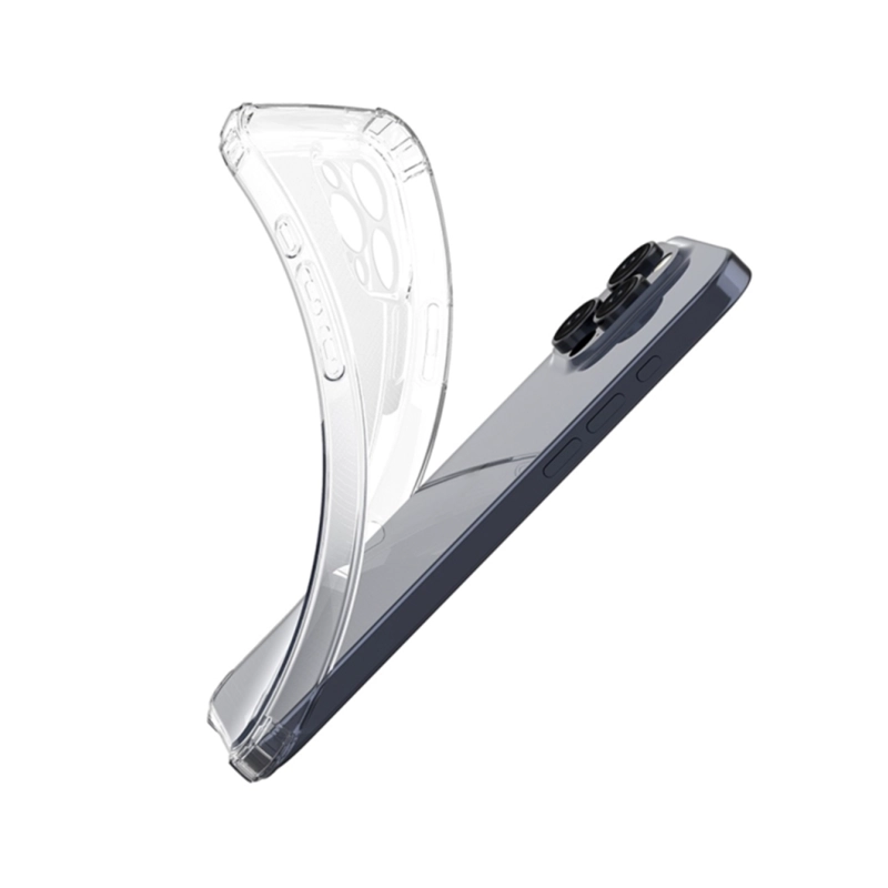 CARCASA IPHONE 16 PRO JOIGO TRASPARENTE + LAMINA VIDRIO - 4