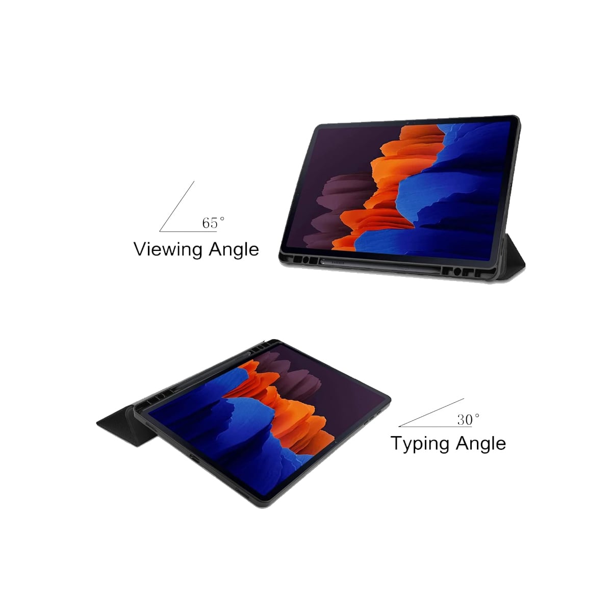 FUNDA JOIGO SMART COVER PARA SAMSUNG TAB GALAXY S10 ULTRA 14.6 AZU - 2
