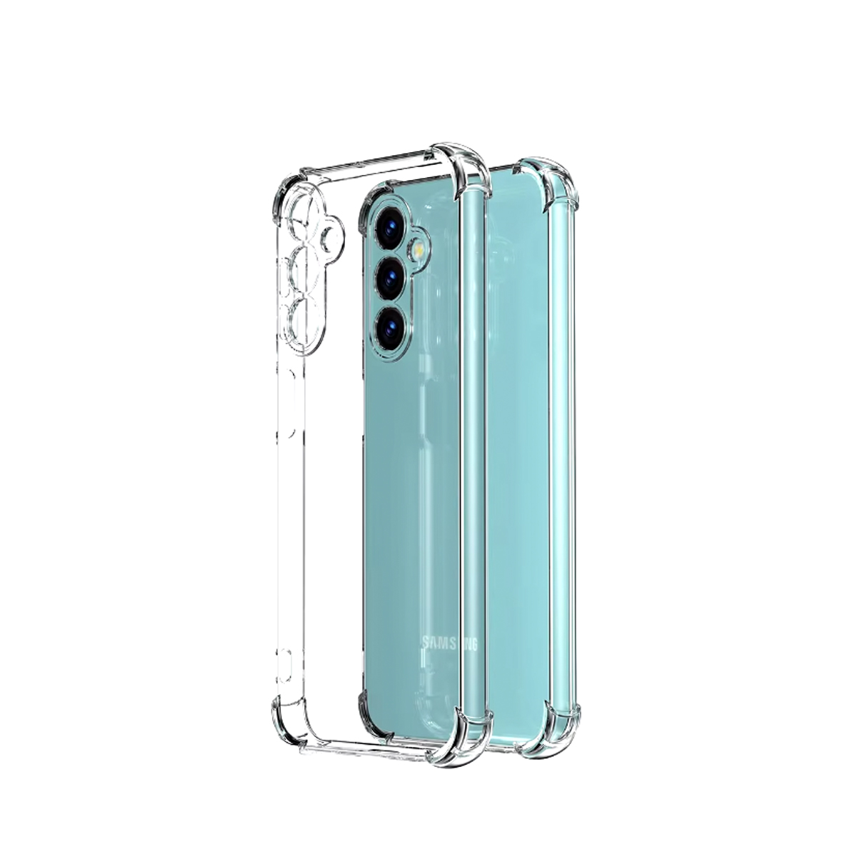 JOIGO CARCASA JOIGO TRANSPARENTE CON BORDES SAMSUNG S24 FE