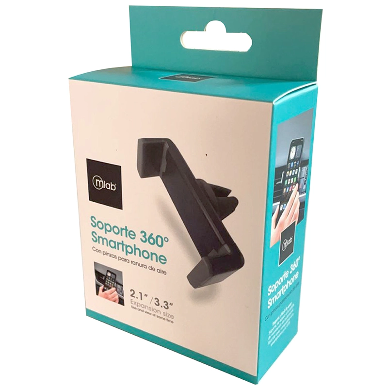 SOPORTE DE CELULAR MICROLAB PARA VENTANILLA DE AUTO AJUSTE AUTOMATICO - 4