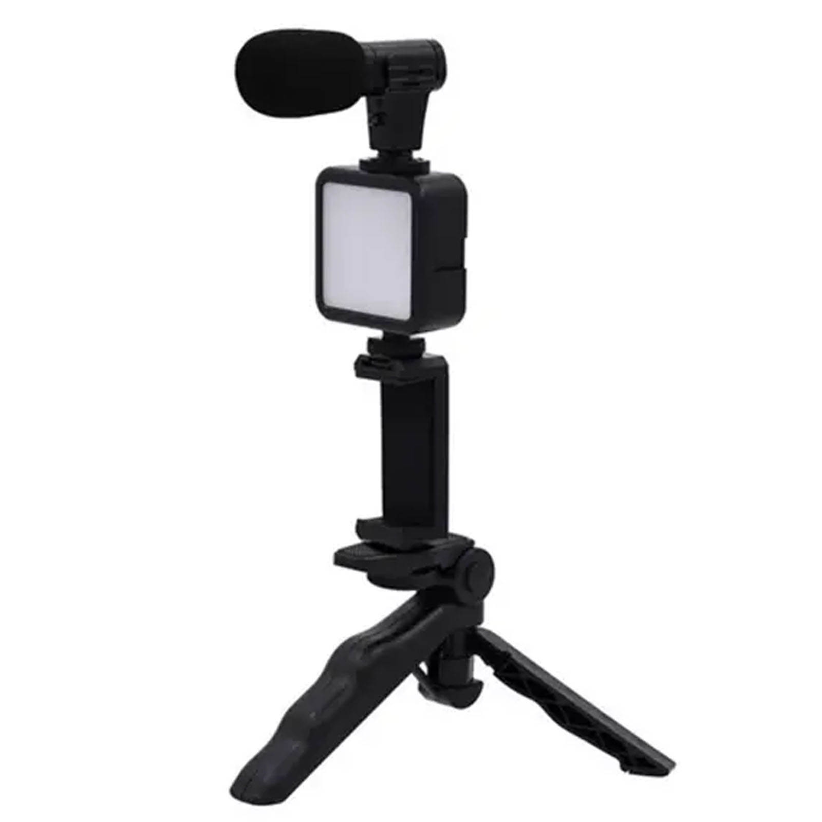 KIT DE GRABACIÓN CON MICRÓFONO, ILUMINACION Y SOPORTE AY-49 - 4
