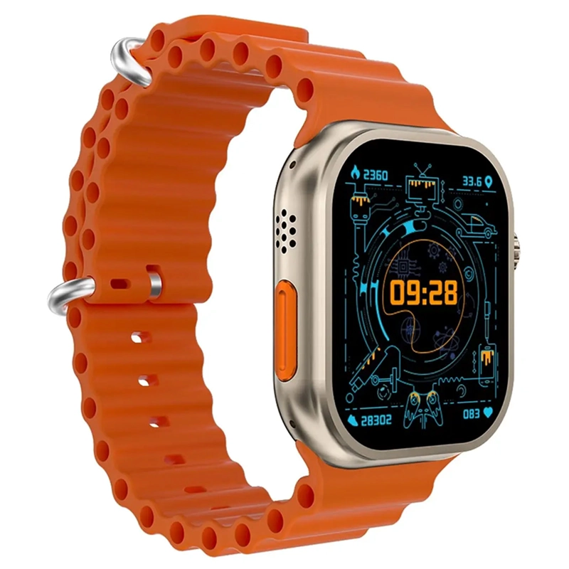 RELOJ INTELIGENTE SMART WATCH 49MM ULTRA NOTIFI SALUD PASOS - 2
