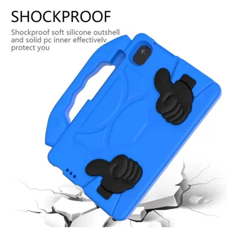 CARCASA NIÑO ANTIGOLPE COMPATIBLE CON  TABLET SAMSUNG S9 FE 10.9 AZUL - 2