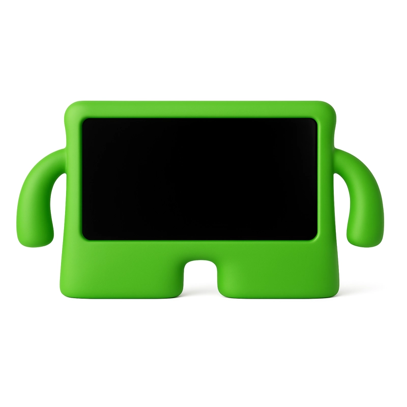 FUNDA JOIGO SILICONA NIÑOS PARA GALAXY TAB S9 FE PLUS VERDE - 1