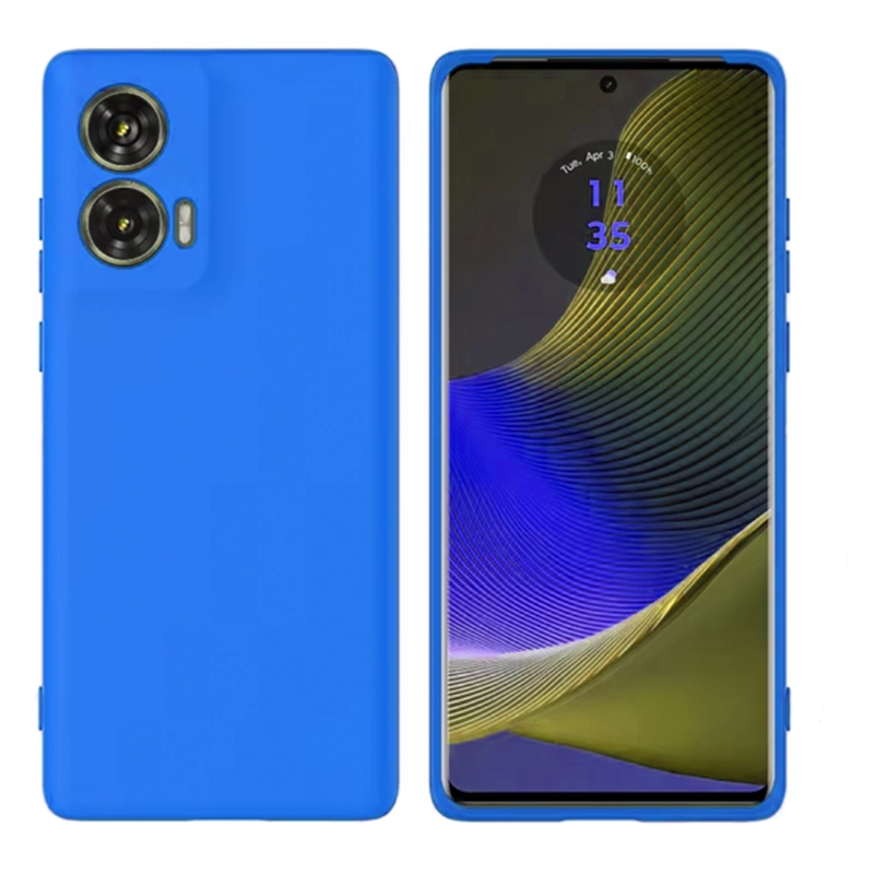 GENÉRICO CARCASA FUNDA COMPATIBLE CON MOTROLA EDGE 50 FUSION AZUL