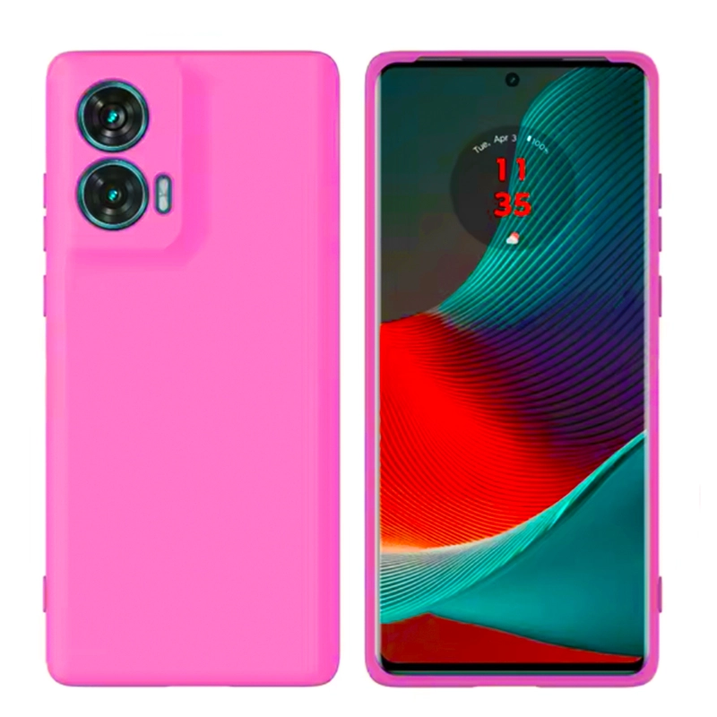 GENÉRICO CARCASA FUNDA COMPATIBLE CON MOTROLA EDGE 50 FUSION FUCSIA