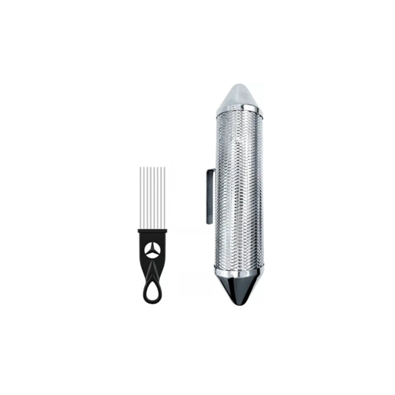 GUIRO TORPEDO METALICO CHARRASCA INSTRUMENTO MUSICAL 15 X 3 - 1
