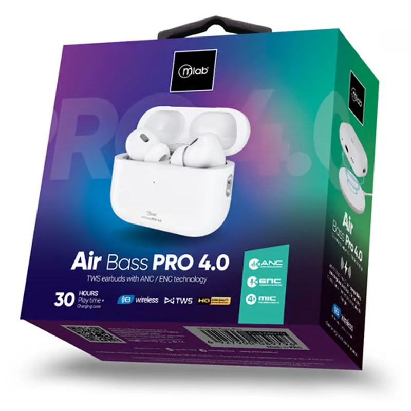 AUDIFONOS INALAMBRICO BLUETOOTH TWS AIR BASS PRO 4.0 - 4