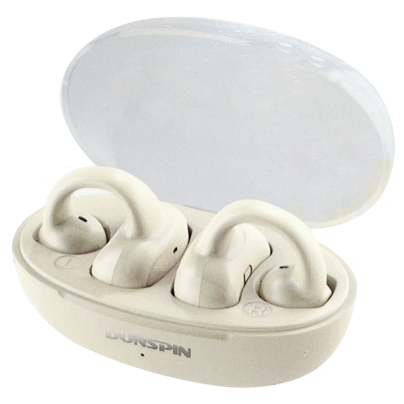 AUDIFONOS INALAMBRICO BLUETOOTH DEPORTIVO CLIP OREJA BLANCO - 1