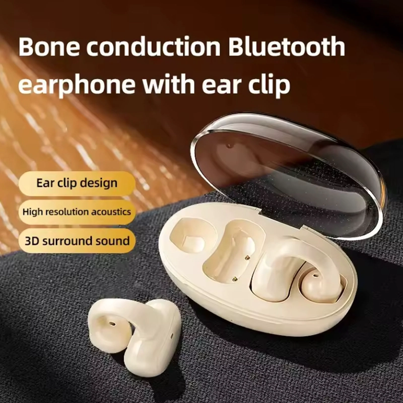 AUDIFONOS INALAMBRICO BLUETOOTH DEPORTIVO CLIP OREJA BLANCO - 3