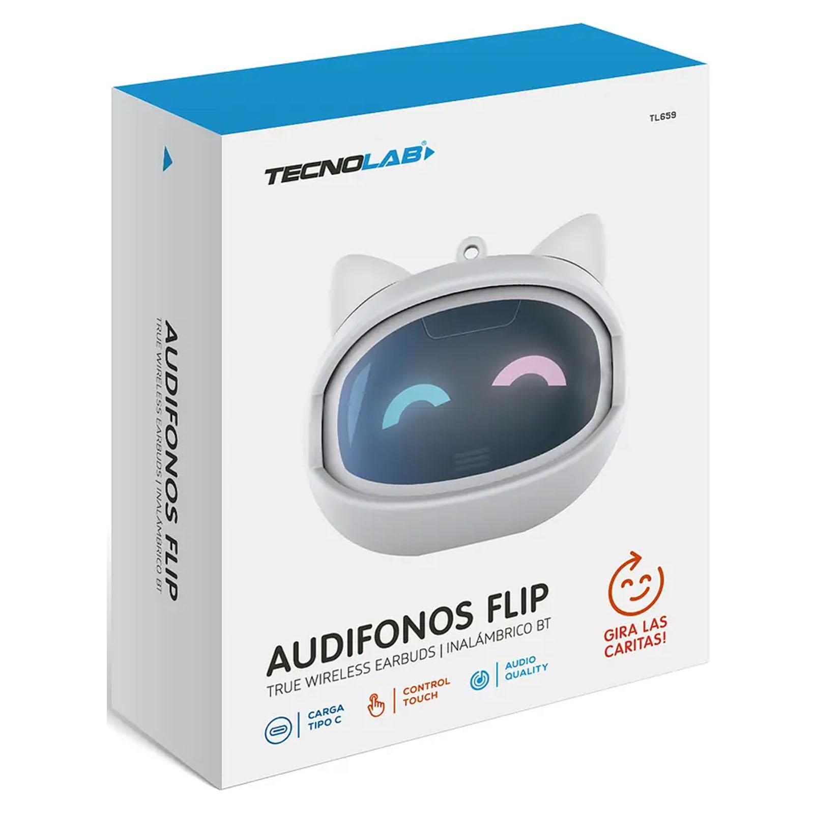 AUDIFONO INALAMBRICO BLUETOOTH GIRA CARITAS 10H REPROD ROBOT - 5