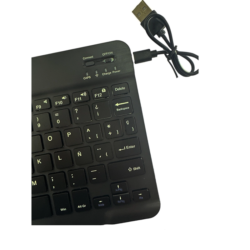 FUNDA CON TECLADO ESPAÑOL COMPATIBLE CON TAB SAMSUNG GALAXY A9 PLUS 11 - 7