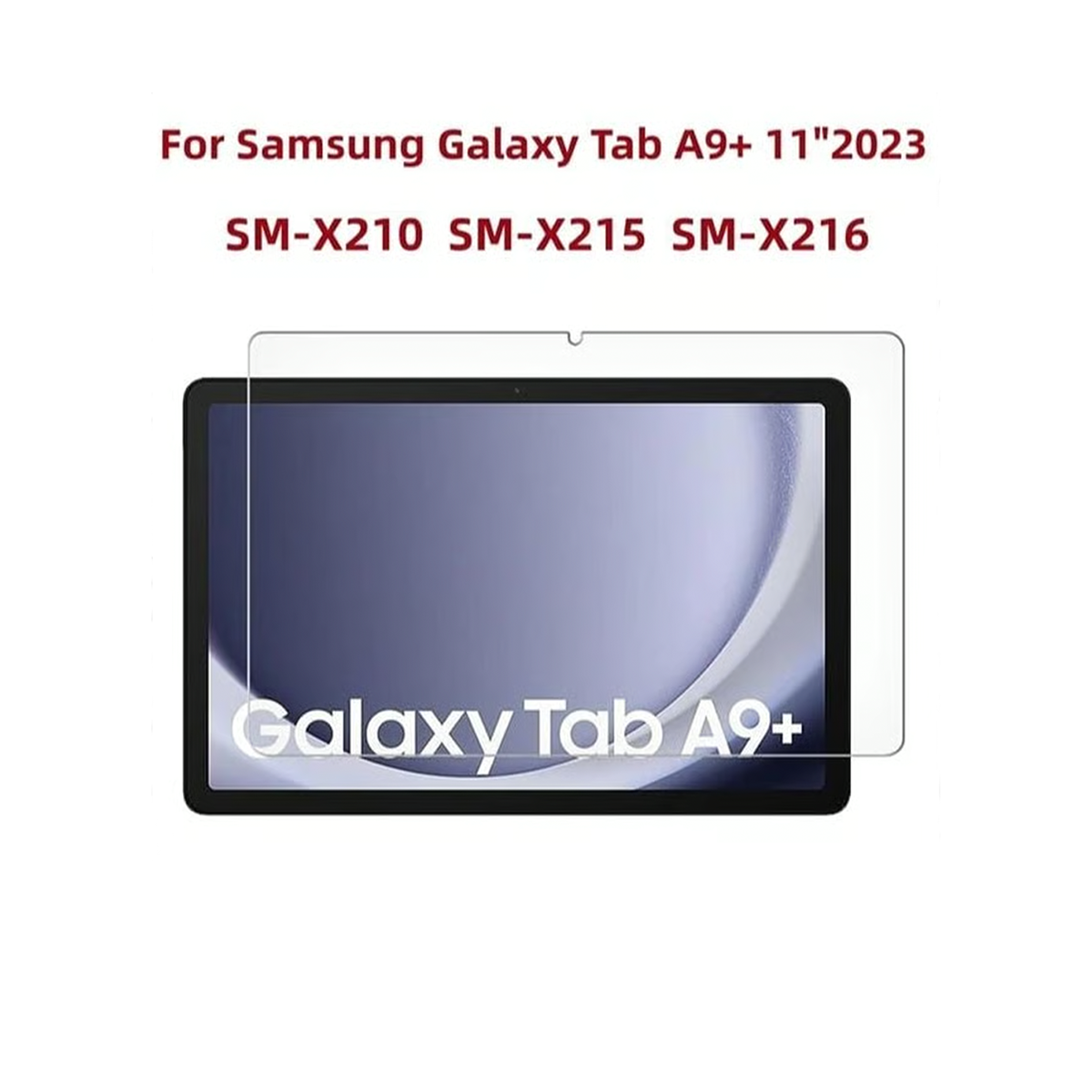 LAMINA DE VIDRIO PARA TABLET SAMSUNG GALAXY A9 PLUS - 2