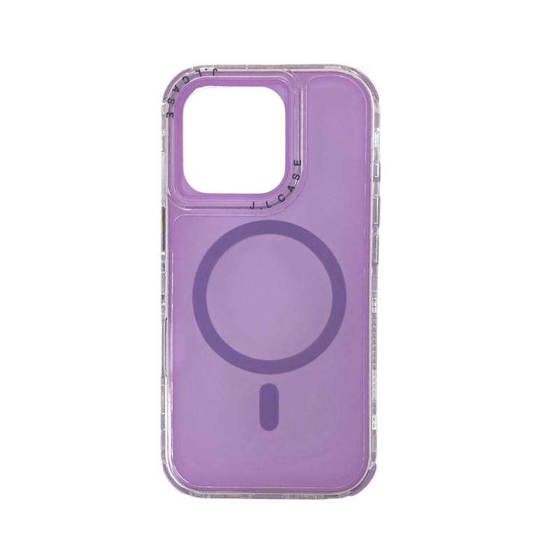 GENÉRICO CARCASA ANTIGOLPE 360 COMPATIBLE CON IPHONE 16 PRO MAGSAFE LILA