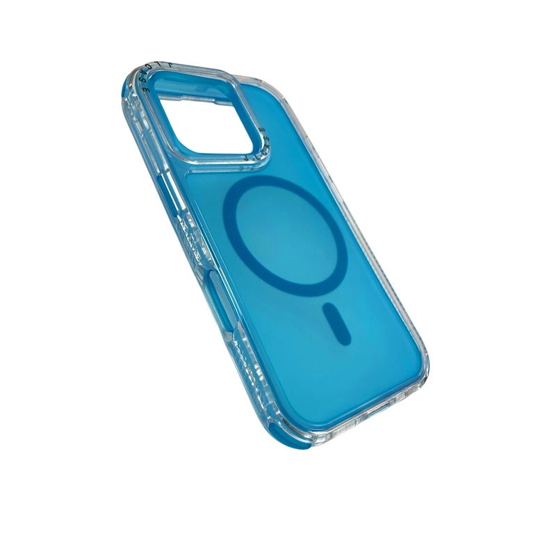 CARCASA ANTIGOLPE 360 COMPATIBLE CON IPHONE 16 PRO MAGSAFE LILA - 3