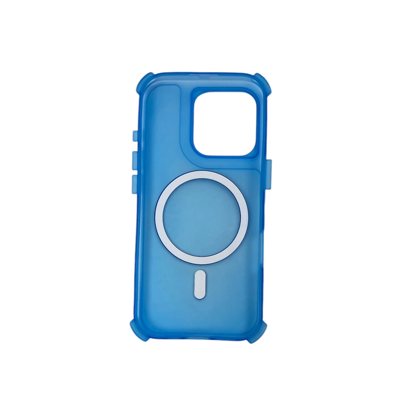 CARCASA ANTIGOLPE 360 COMPATIBLE CON IPHONE 16 PRO MAGSAFE LILA - 4