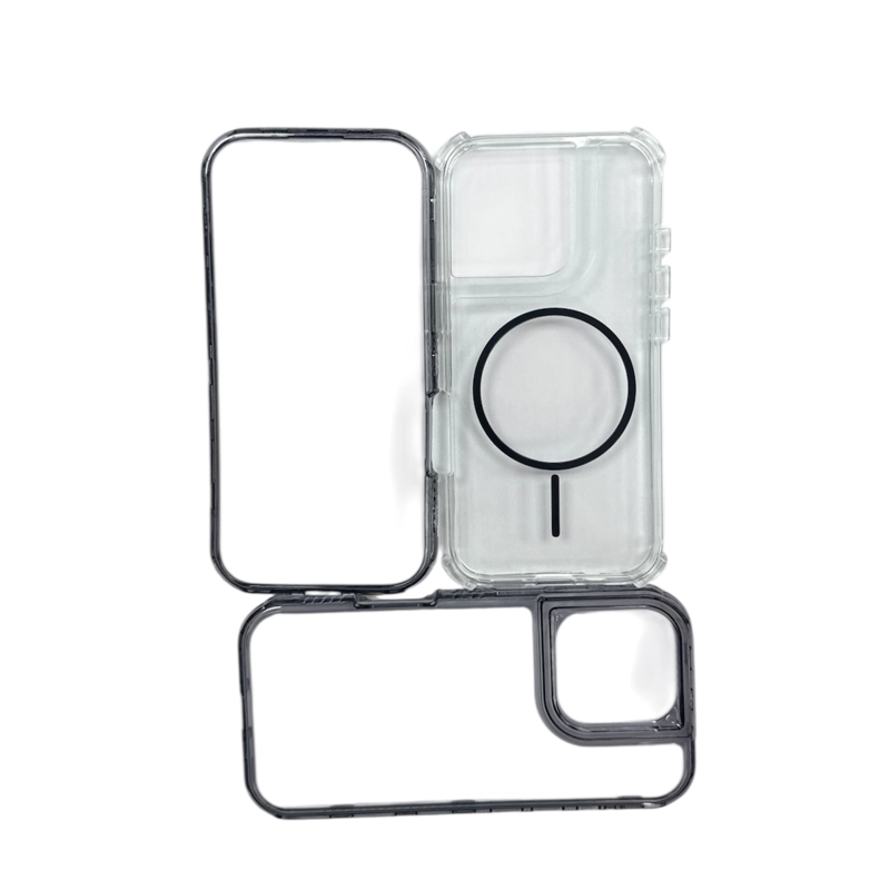 CARCASA ANTIGOLPE 360 COMPATIBLE CON IPHONE 16 PRO MAGSAFE LILA - 5