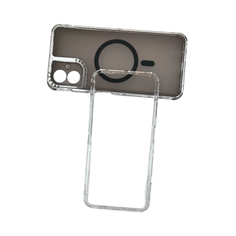 CARCASA ANTIGOLPE 360 COMPATIBLE CON SAMSUNG A06 MAGSAFE NEGRO - 2