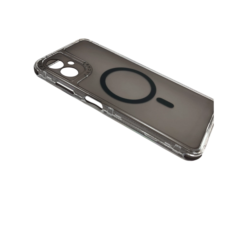 CARCASA ANTIGOLPE 360 COMPATIBLE CON SAMSUNG A06 MAGSAFE NEGRO - 5