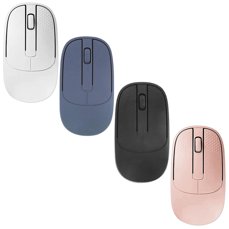 MOUSE INALAMBRICO DUAL USB/BLUETOOTH RECARGABLE 1200DPI BLANCO - 3