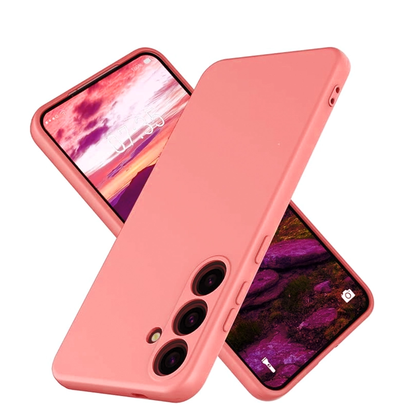 CARCASA COMPATIBLE CON SAMSUNG S25 PLUS GOMA CORAL - 1