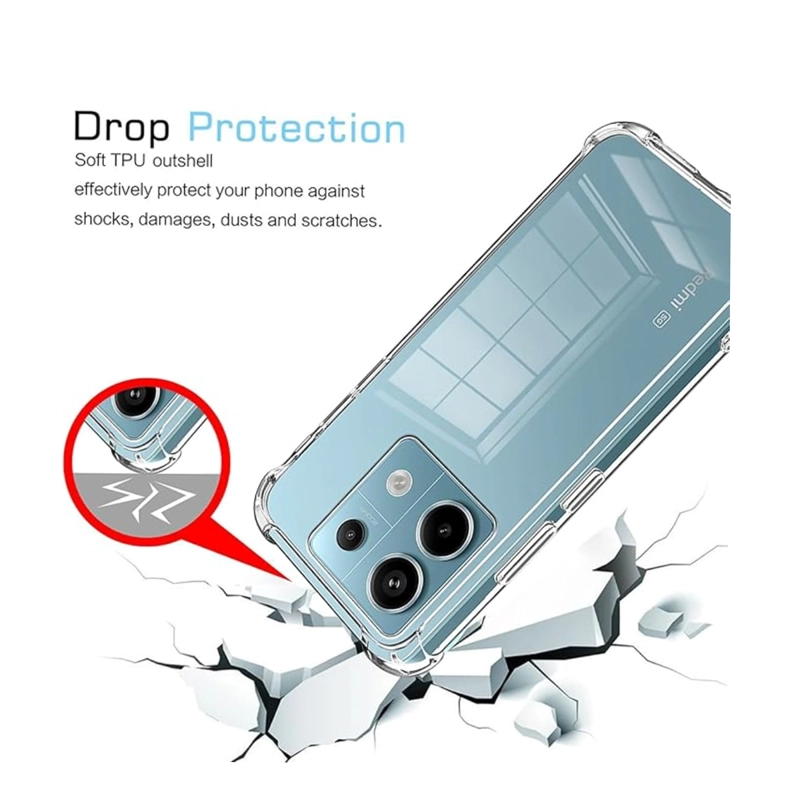 CARCASA TRANSPARENTE PARA XIAOMI REDMI NOTE 13 PRO 5G - 3