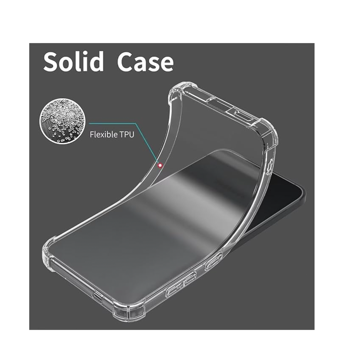 CARCASA TRANSPARENTE PARA XIAOMI REDMI NOTE 13 PRO 5G - 4