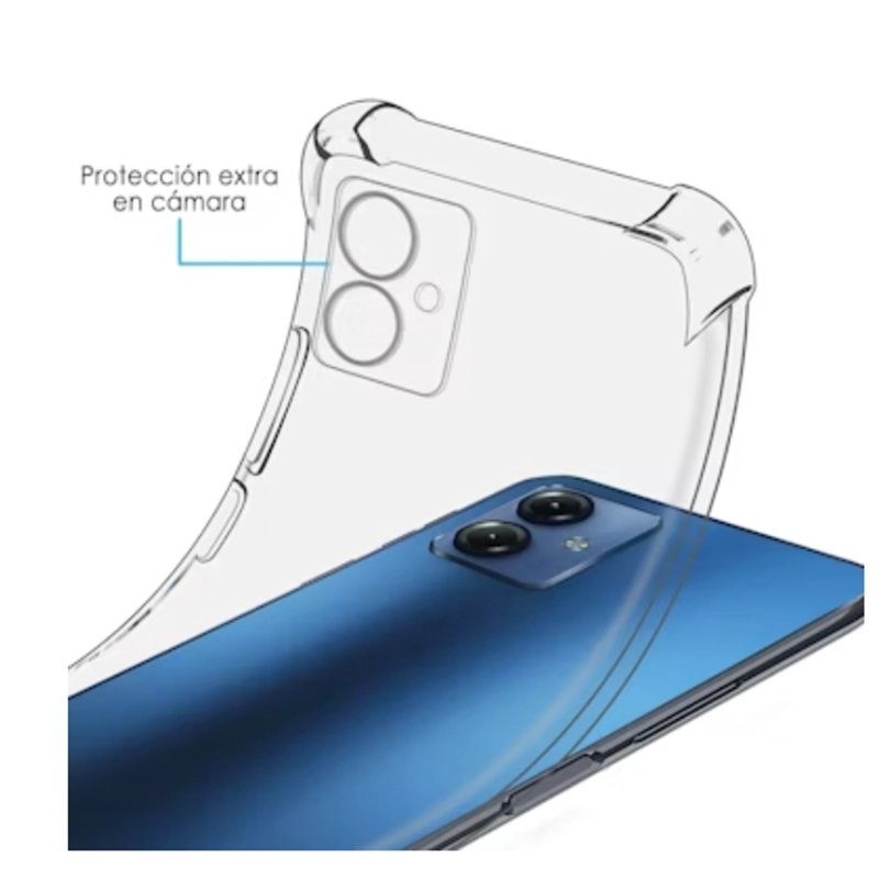 CARCASA FUNDA TRANSPARENTE REFORZADOS PARA MOTOROLA G14 - 2
