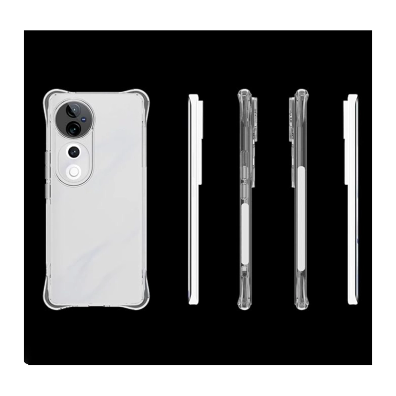 CARCASA TRANSPARENTE REFORZADOS COMPATIBLE CON VIVO V40 5G - 3