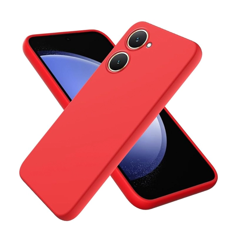 GENÉRICO CARCASA FUNDA COMPATIBLE CON VIVO Y03 ROJO