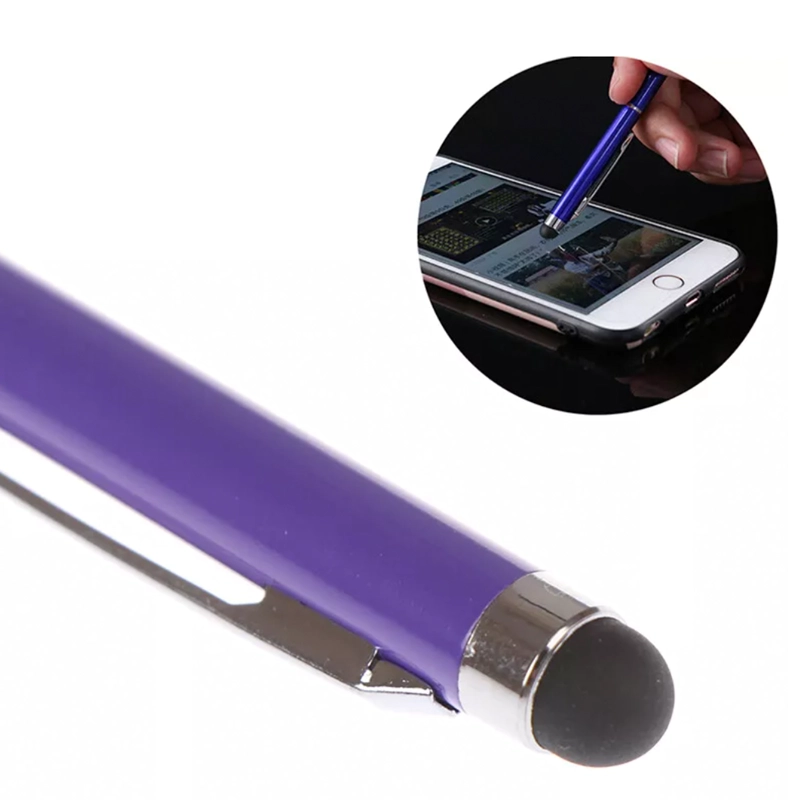 LAPIZ STYLUS UNIVERSAL 2 EN 1 PARA IPAD Y TABLET CELU DORADO - 4